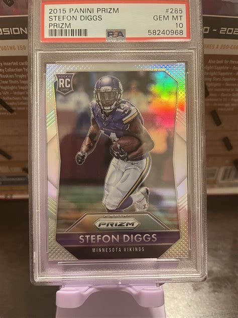 Stefon Diggs 2015 Prizm 285 Silver PSA 10 Price Guide Sports Card