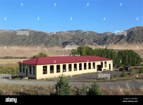 Cafe At Hotel Taushelek Saty Tien Shan Mountains Almaty Region