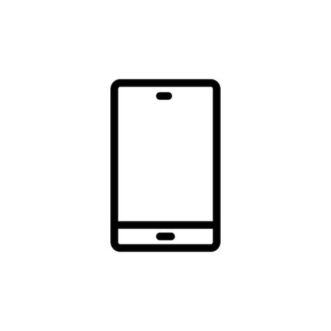 Premium Vector Mobile Phone Vector Black Icon