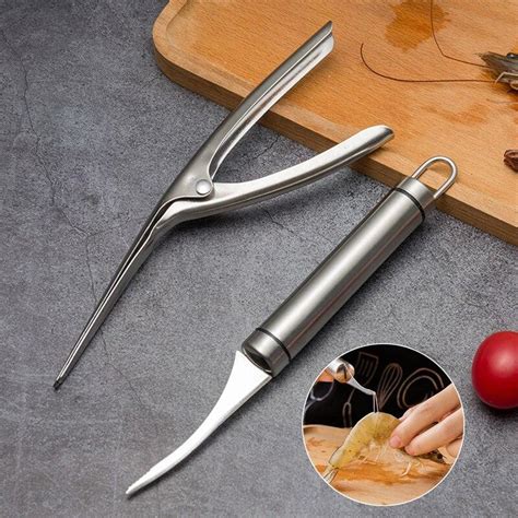 Купить 1 комплект, нож для зачистки креветок, чистящая леска для ...