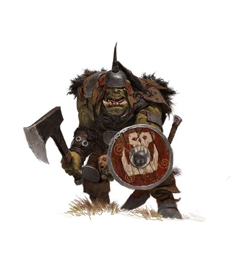 Forgeworldgames Workshop Concept Orc With Shield Adrian Smith