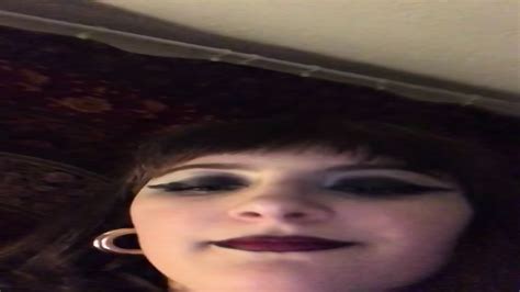 FAT YR OLD CHUBBY GOTH BBW STRIPTEASE