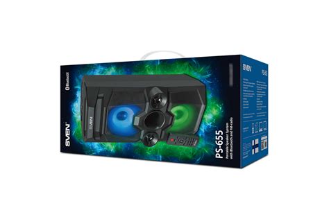 Колонка SVEN PS-655 Black (bluetooth, подсветка, караоке ) купить в ...