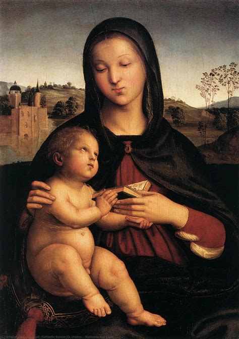 Stampe Di Qualit Del Museo Madonna Col Bambino Di Raphael Raffaello