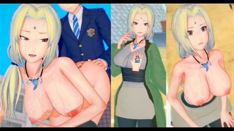 エロゲーコイカツnaruto ナルト疾風伝 綱手3DCG巨乳アニメ動画 Hentai Game Koikatsu Tsunade