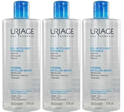 ユリアージュ サーマル クレンジングウォーター 普通乾燥肌 500ml 3本セット URIAGE EAU MICELLAIRE