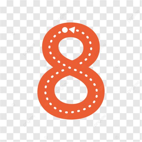 Number 8 Vector, Number, Number 8, Eight PNG and Vector with ...