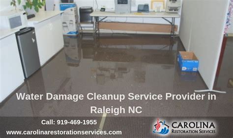 Emergency Water Damage Cleanup In Raleigh Nc