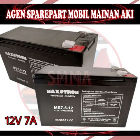 Jual Readyaki Accu Smt Volt Amper Mobil Mainan Aki Shopee