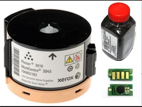 Заправка картриджа лазерного принтера XEROX Phaser 3010/3040. Сможет ...