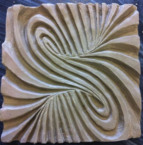 Relief Carving Art At St Pete High Ceramic Clay Slab Pottery