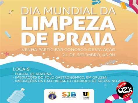 Mutirão De Limpeza De Praias Acontece No Próximo Sábado 21 Em São