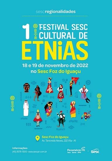 Sesc Foz do Iguaçu recebe Festival Cultural de Etnias no fim de semana