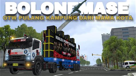 Mod Bussid Terbaru Truk Muatan Soundsystem Bolonemase Aeromax Youtube