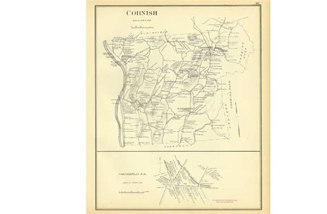 Historic Maps - Cornish, New Hampshire