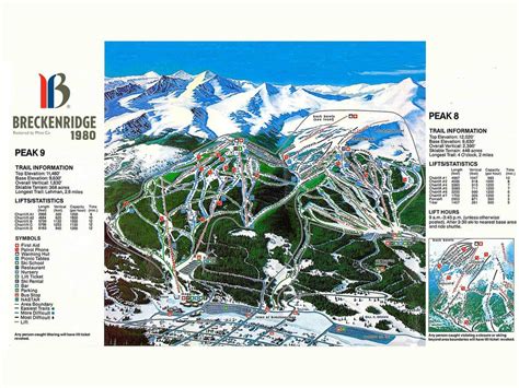 Breckenridge 1980 Trail Map | Vintage Restoration – Mtns Co