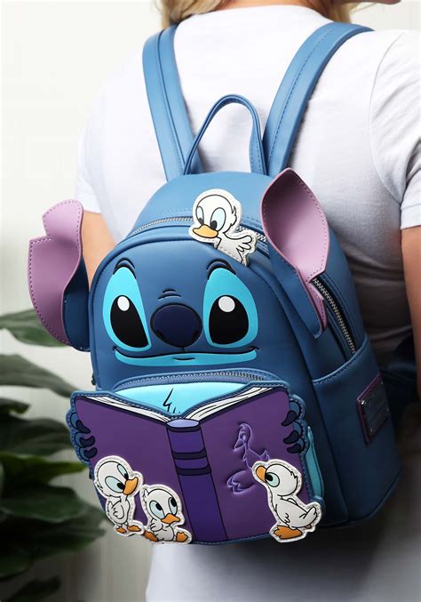 Loungefly Disney S Lilo Stitch Story Time Duckies Mini Backpack