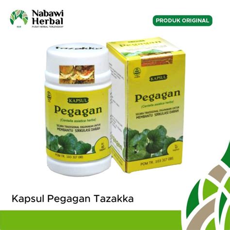 Tazakka Ekstrak Daun Pegagan Isi Kapsul Lazada Indonesia