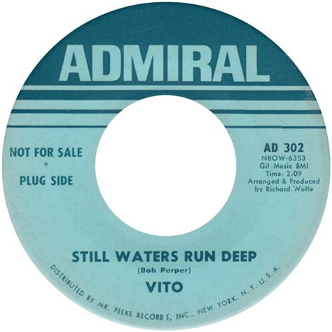 Vito – Still Waters Run Deep (1962, Vinyl) - Discogs