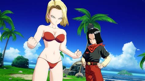 Dbfz Android 18 Bikini Fighter Youtube