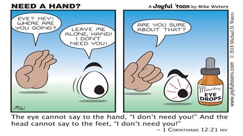 Need A Hand Christian Cartoons With Joyful Message Joyful Toons