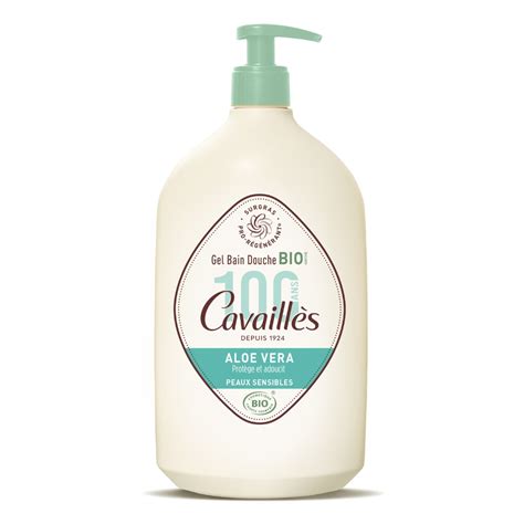 ROGE CAVAILLES GEL BAIN ET DOUCHE Aloe Vera Cosmebio Peaux Sensibles