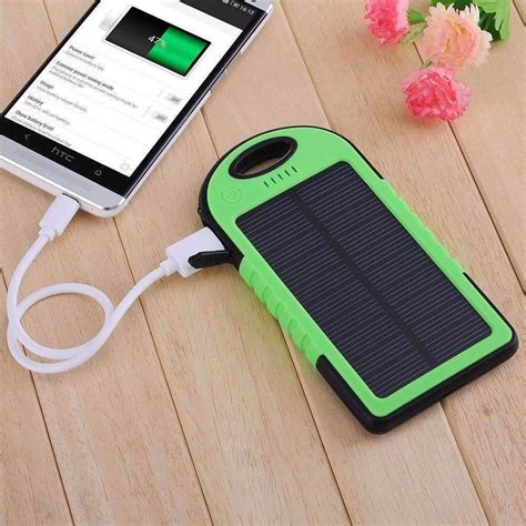 Batería Externa Con Panel Solar 8800mah Power Bank Mercado Libre