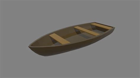 Low Poly Boat 05 3D Model - TurboSquid 2129348