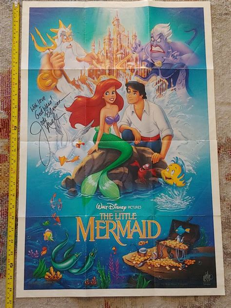 Jodi Benson Autographed Signed The Little Mermaid Original Banned