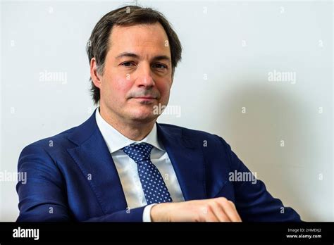 Belgian Prime Minister Alexander De Croo Le Premier Ministre