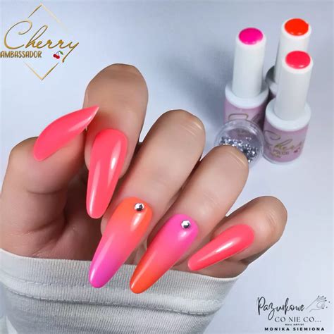 Lakier Hybrydowy Neonowy Drink Cherry Gel Polish