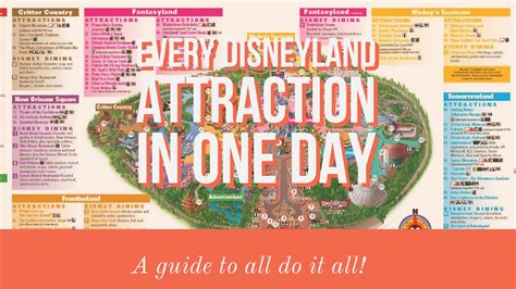 All 61 Disneyland Attractions in 1 Day! - Lizzie Makes Magic