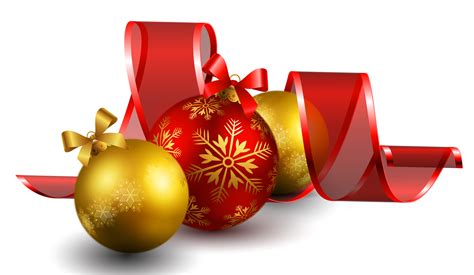 Christmas Balls With Red Bow Decor Png Picture Gallery Yopriceville High Quality Free Images