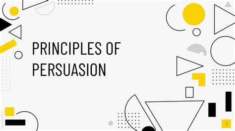 The Six Principles Of Persuasion Ppt