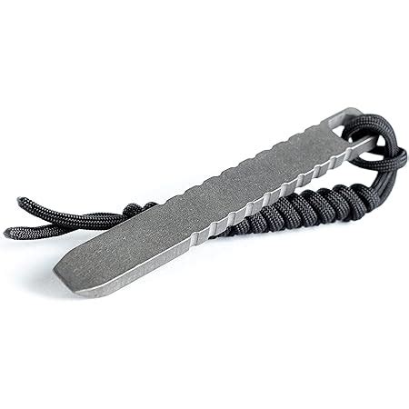 Titanium EDC Pocket Pry Bar Multitool Custom Keychain Multi Functional