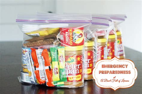 Diy Urban Hour Food Kit Survival Emergency Preparation