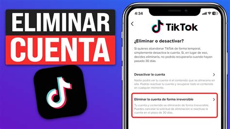 Cómo ELIMINAR una CUENTA de TIKTOK para Siempre 2025 YouTube