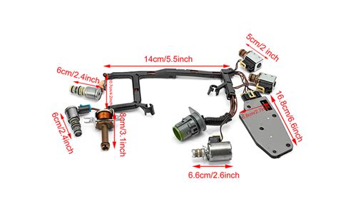 4l60e Transmission Solenoid Valve Kit Compatible With 1993 2006 Gm Epc Shift Tcc 3