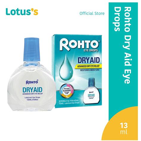 Rohto Dry Aid Eye Drops 13ml Shopee Malaysia