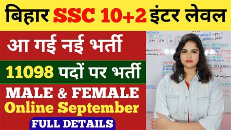 BSSC Inter Level Vacancy 2023 Bihar SSC Inter Level Vacancy 2023