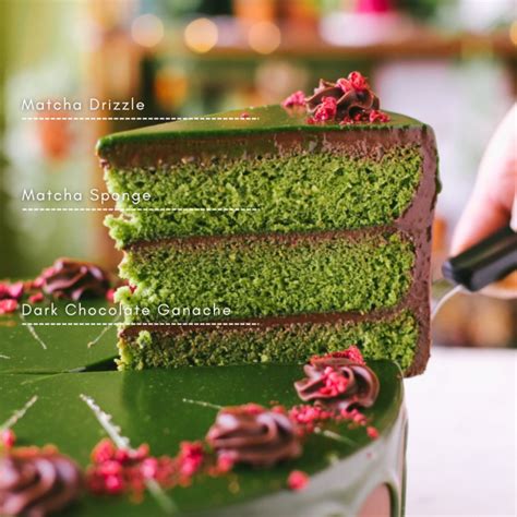 Matcha Dark Chocolate Cake - Singapore | Edith Patisserie