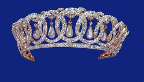 A Lovely Close Up Of The Vladimir Tiara With Pearls British Crown