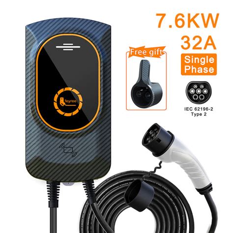 Feyree Ev Charger Type Cable A Kw Evse Wallbox Iec Socket