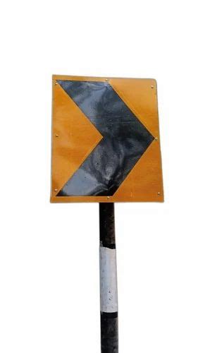 Stainless Steel Rectangular Direction Sign Board For Road Safety