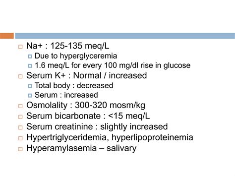 Diabetic Ketoacidosis Clinical Features And Management Ppt