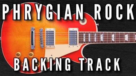 A Phrygian Rock Backing Track Youtube