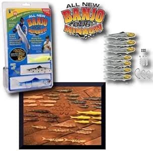 Amazon.com : Banjo 006 Minnow Deluxe Fishing Lure Set : Sports & Outdoors