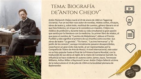 Biografia De Anton Chejov