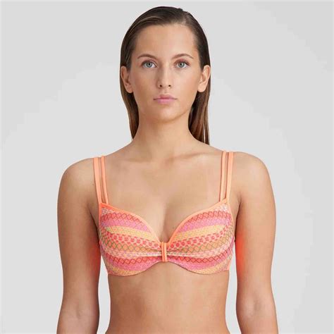 Marie Jo Almoshi Padded Heartshape Bikini Top Storm In A D Cup Sg