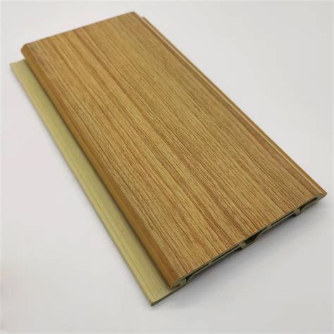 Co Extrusion Fireproof Wood Plastic Composite Wpc Exterior Wall